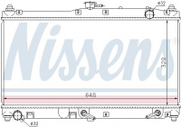 Chladič motoru NISSENS 62467