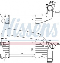 Chladič turba NISSENS 96592 Chladič turba NISSENS 96592