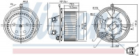 Vnitřní ventilátor NISSENS 87480