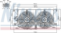 Ventilátor chladiče klimatizace NISSENS 85402 Ventilátor chladiče klimatizace NISSENS 85402