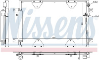 Chladič klimatizace NISSENS 940505 Chladič klimatizace NISSENS 940505