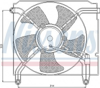 Ventilátor chladiče NISSENS 85349 Ventilátor chladiče NISSENS 85349