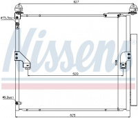 Chladič klimatizace NISSENS 940367 Chladič klimatizace NISSENS 940367