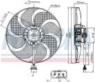 Ventilátor chladiče NISSENS 85690