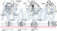 Turbodmychadlo NISSENS 93241 Turbodmychadlo NISSENS 93241