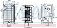 Chladič motorového oleje NISSENS 90895 Chladič motorového oleje NISSENS 90895