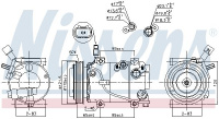 Kompresor klimatizace NISSENS 890640 Kompresor klimatizace NISSENS 890640