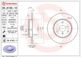 Brzdový kotouč BREMBO 08.8163.11