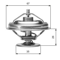 Termostat GATES (GT TH01880G1) - JAGUAR, MERCEDES-BENZ Termostat GATES (GT TH01880G1) - JAGUAR, MERCEDES-BENZ