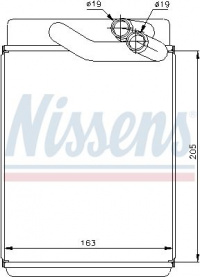 Výměník tepla NISSENS 77616 Výměník tepla NISSENS 77616