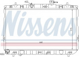 Chladič motoru NISSENS 67494