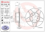Brzdový kotouč BREMBO MAX 09.5142.76 - BMW