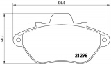 Sada brzdových destiček BREMBO P61039 - PEUGEOT