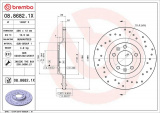 Brzdový kotouč BREMBO 08.8682.1X