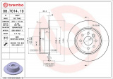 Brzdový kotouč BREMBO 08.7014.10 - OPEL