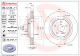 Brzdový kotouč BREMBO 09.C134.11 - MERCEDES-BENZ