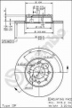 Brzdový kotouč BREMBO 08.4917.20 - ALFA ROMEO