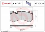 Sada brzdových destiček BREMBO P50142 - MERCEDES-BENZ
