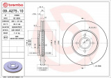 Brzdový kotouč BREMBO 09.A275.10 - FORD