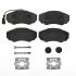 Sada brzdových destiček BREMBO P23091 - CITROËN, FIAT, PEUGEOT Sada brzdových destiček BREMBO P23091 - CITROËN, FIAT, PEUGEOT