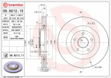 Brzdový kotouč BREMBO 09.N212.11 - JEEP