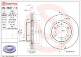 Brzdový kotouč BREMBO 09.B627.10 - TOYOTA