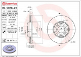 Brzdový kotouč BREMBO 09.9078.21