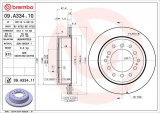 Brzdový kotouč BREMBO 09.A334.10 - TOYOTA