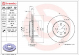 Brzdový kotouč BREMBO 09.A357.10 - HONDA