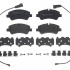 Sada brzdových destiček BREMBO P24187