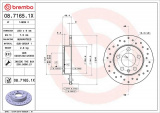 Brzdový kotouč BREMBO 08.7165.1X
