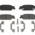 Sada brzdových destiček BREMBO P09007 - CADILLAC Sada brzdových destiček BREMBO P09007 - CADILLAC