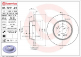 Brzdový kotouč BREMBO 08.7211.20 - MERCEDES-BENZ
