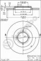Brzdový kotouč BREMBO 08.4496.10 - MITSUBISHI