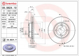 Brzdový kotouč BREMBO 09.9824.11