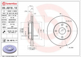 Brzdový kotouč BREMBO 09.A918.11 - CHEVROLET
