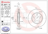 Brzdový kotouč BREMBO 09.8977.10 - CHRYSLER, DODGE