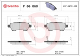 Sada brzdových destiček BREMBO P56060 - NISSAN