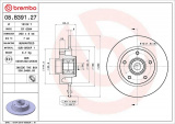 Brzdový kotouč BREMBO 08.B391.27- MERCEDES-BENZ