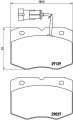 Sada brzdových destiček BREMBO PA6019 - IVECO