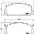 Sada brzdových destiček BREMBO P83005 - TOYOTA Sada brzdových destiček BREMBO P83005 - TOYOTA