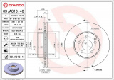 Brzdový kotouč BREMBO 09.A613.40 - MERCEDES-BENZ
