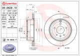 Brzdový kotouč BREMBO 09.A629.10 - CHEVROLET, OPEL