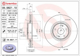 Brzdový kotouč BREMBO 09.9821.10 - RENAULT