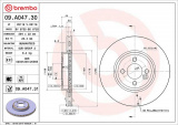 Brzdový kotouč BREMBO 09.A047.31 - MINI