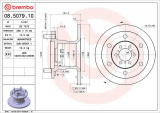 Brzdový kotouč BREMBO 08.5079.10 - IVECO