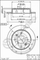 Brzdový kotouč BREMBO 08.5218.10 - MAZDA