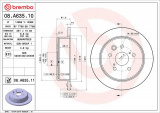 Brzdový kotouč BREMBO 08.A635.11