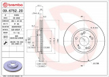 Brzdový kotouč BREMBO 09.6752.20 - HONDA