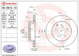 Brzdový kotouč BREMBO 09.6912.10 - NISSAN